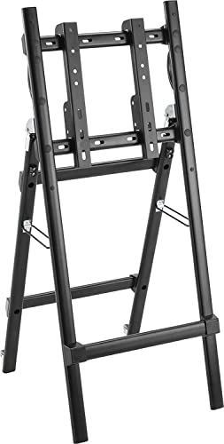 VivoLink - Tragbarer Beschilderungsständer - Vertikale und horizontale Monitorhalterung - Faltbares und tragbares Design - VESA: 75x75-400x400 - Tragkraft: 50kg von VivoLink