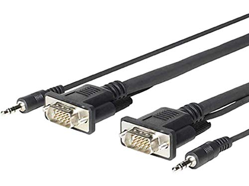 VivoLink provgamcs1.8 1.8 m VGA (D-Sub) + 3,5 mm VGA (D-Sub) + 3,5 mm schwarz Kabel VGA – Kabel VGA (1,8 m, VGA (D-Sub) + 3,5 mm, VGA (D-Sub) + 3,5 mm, männlich, männlich, schwarz) von VivoLink