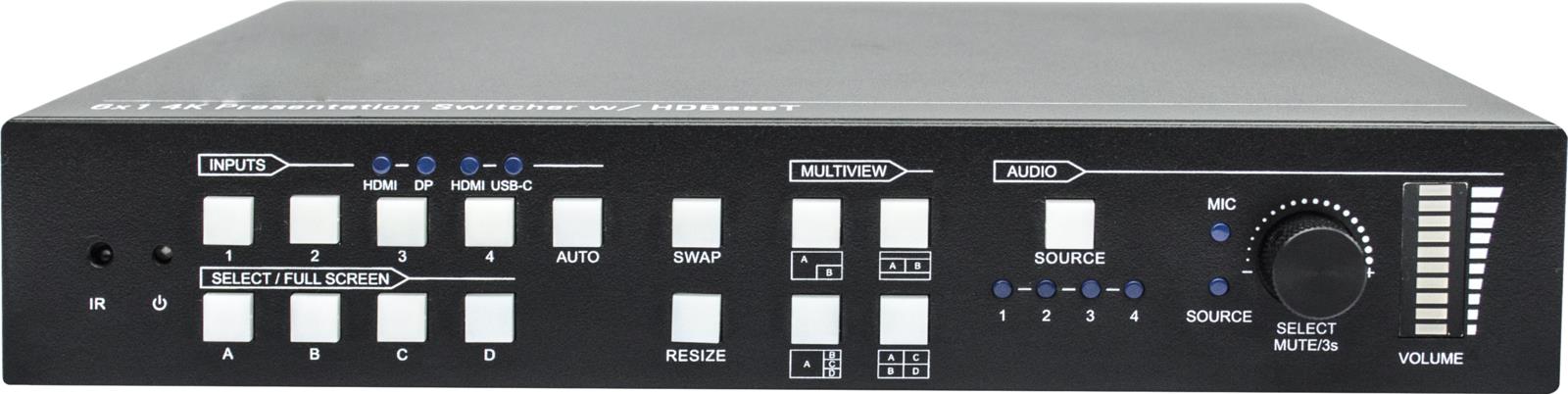 Vivolink 4K 6x1 Presentation Switcher (VLSC262) von VivoLink