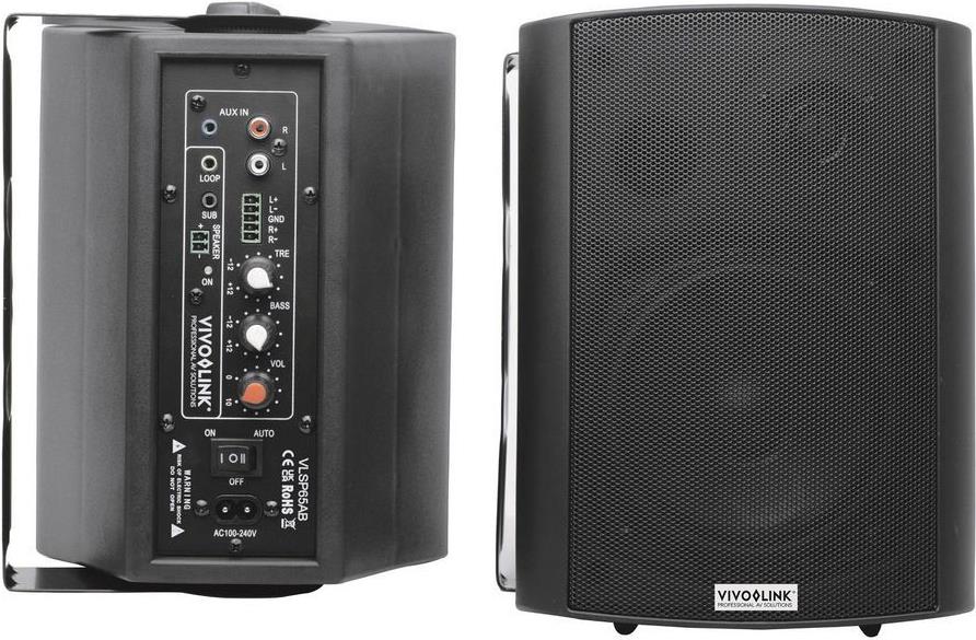 Vivolink Active Speaker Set, Black. (VLSP65AB) von VivoLink