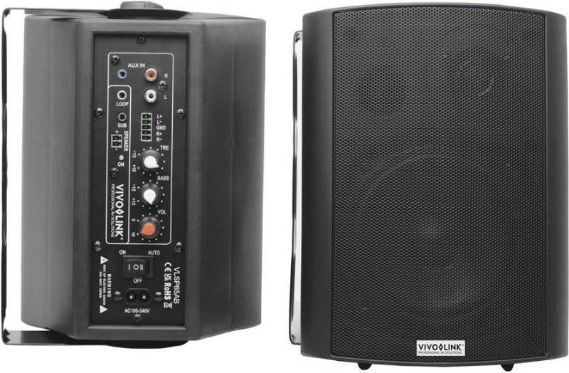Vivolink Active Speaker Set, Black. (VLSP65AB) von VivoLink