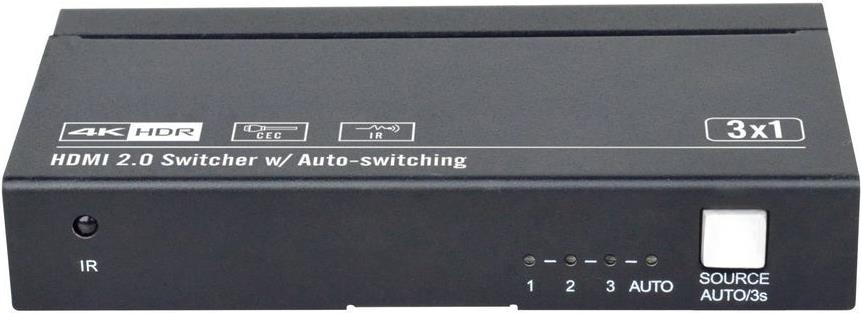 Vivolink HDMI switcher 3x1 4K@60Hz (VLSW131) von VivoLink