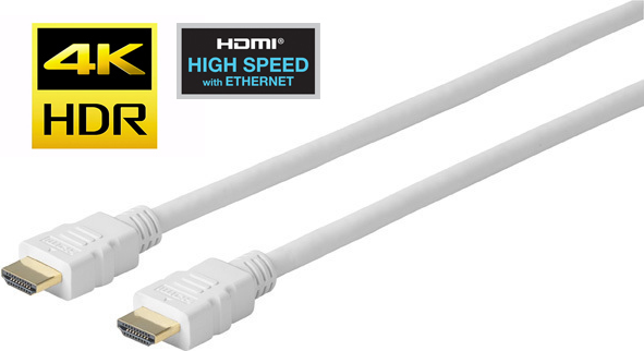Vivolink PROHDMIHD15W-18G HDMI-Kabel 15 m HDMI Typ A (Standard) Weiß (PROHDMIHD15W-18G) von VivoLink