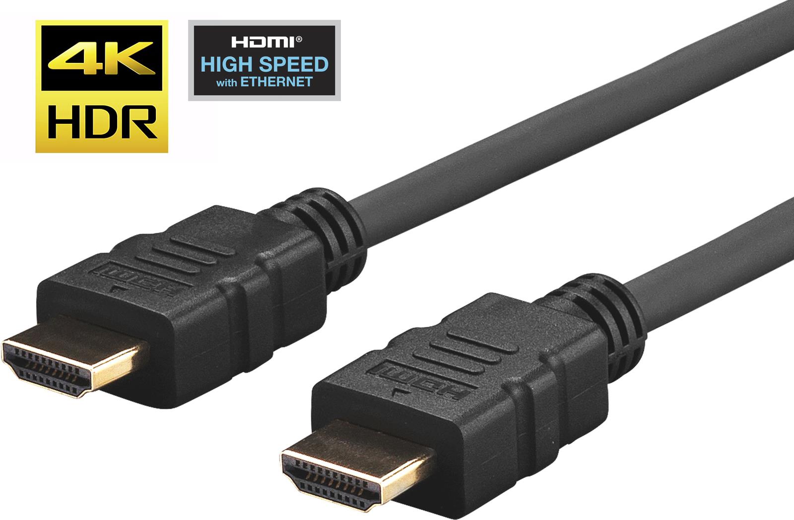 Vivolink PROHDMIHDLSZH0.5 HDMI-Kabel 0,5 m HDMI Typ A (Standard) Schwarz (PROHDMIHDLSZH0.5) von VivoLink
