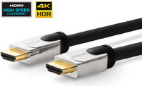 Vivolink PROHDMIHDM3 HDMI-Kabel 3 m HDMI Typ A (Standard) Schwarz - Edelstahl (PROHDMIHDM3) von VivoLink