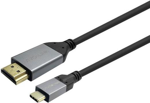Vivolink PROUSBCHDMIMM10 Kabeladapter HDMI Type A (Standard) USB C Schwarz (PROUSBCHDMIMM10) von VivoLink