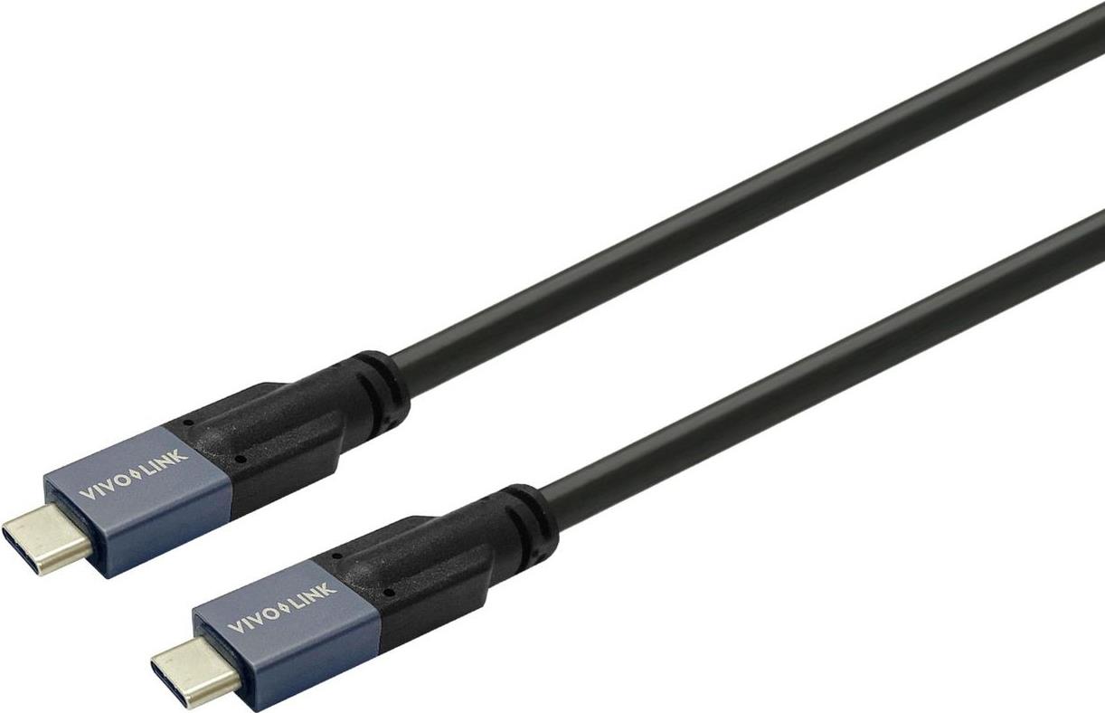 Vivolink PROUSBCMM7.5 USB Kabel 7,5 m USB 3.2 Gen 2 (3.1 Gen 2) USB C Schwarz (PROUSBCMM7.5) von VivoLink