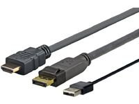 Vivolink Pro DisplayPort + USB – HDMI 5 m von VivoLink