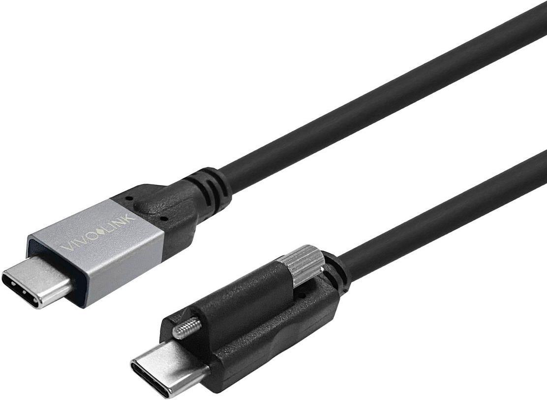 Vivolink USB-C Screw to USB-C Cable 4m (PROUSBCMMS4) von VivoLink