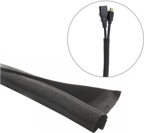Vivolink VLSC102500B Kabel-Organizer Kabelstrumpf Schwarz (VLSC102500B) von VivoLink