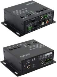 VivoLink Audio Amplifier 2x20W (Class-D), 2 line & 1 MIC, VL120004 ((Class-D), 2 line & 1 MIC inputs, 2x20w (1x40Watt 8 Ohm), Klass-D, Bottom, IR, RS232 Control) von Vivolink
