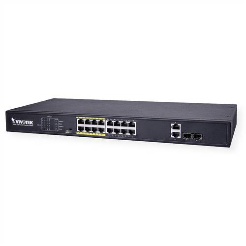 Vivotek AW-FGT-180D-250 Netzwerk Switch 18 Port 100MBit/s PoE-Funktion von Vivotek