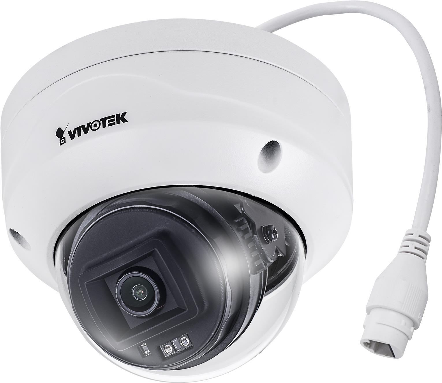 Vivotek C Series FD9380-H - Netzwerk-Überwachungskamera - Kuppel - Außenbereich - Vandalismussicher / Wetterbeständig - Farbe (Tag&Nacht) - 5 MP - 2560 x 1920 - feste Irisblende - feste Brennweite - LAN 10/100 - MJPEG, H.264, H.265 - PoE Class 2 (FD9380-H) von Vivotek