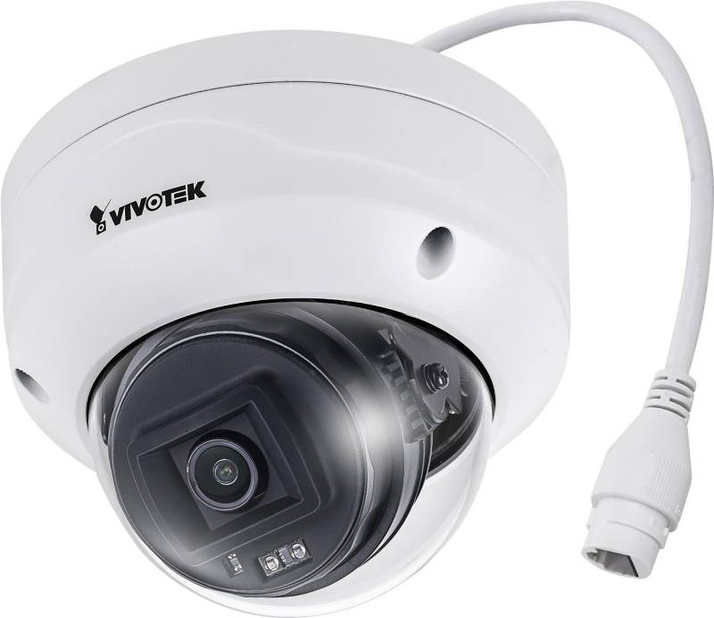 Vivotek C Series FD9380-H - Netzwerk-Überwachungskamera - Kuppel - Außenbereich - Vandalismussicher / Wetterbeständig - Farbe (Tag&Nacht) - 5 MP - 2560 x 1920 - feste Irisblende - feste Brennweite - LAN 10/100 - MJPEG, H.264, H.265 - PoE Class 2 (FD9380-H) von Vivotek