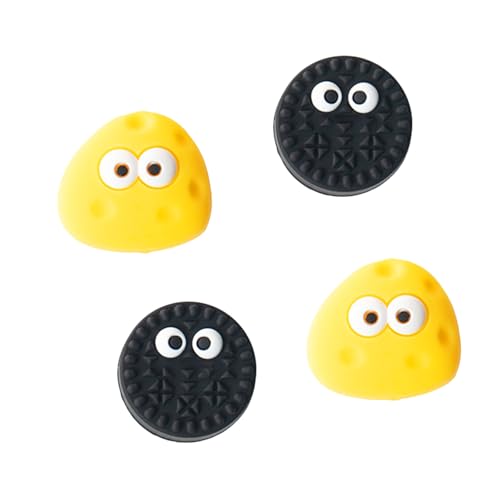 Viwind Switch Joystick Kappen Thumb Grips Kompatibel mit Nintendo Switch/OLED/Lite Controller Zubehör,4 Stück Silikon Analog Thumb Stick Joy Con Grip-Cheese Viwind Switch Joystick Kappen Thumb Grips Kompatibel mit Nintendo Switch/OLED/Lite Controller Zubehör,4 Stück Silikon Analog Thumb Stick Joy Con Grip-Cheese von Viwind