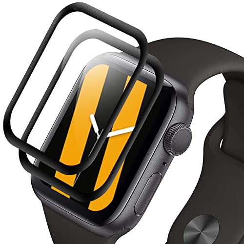 Vkaiy 2 Stück Schutzfolie Kompatibel mit Apple Watch Series 8/Series 7 41mm, 3D Full Cover Displayschutzfolie für Apple Watch 41mm Folie, Anti-Fingerprint, Blasenfrei, Anti-Kratzer von Vkaiy