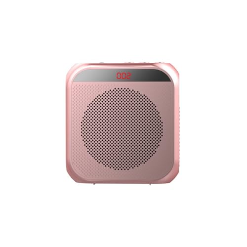 Vklopdsh 2200-MAh-Sprachverstärker, Multifunktionaler Sprachlautsprecher, Tragbarer Lautsprecher mit Mikrofonanzeige, für Lehrer-Sprachausgabe von Vklopdsh