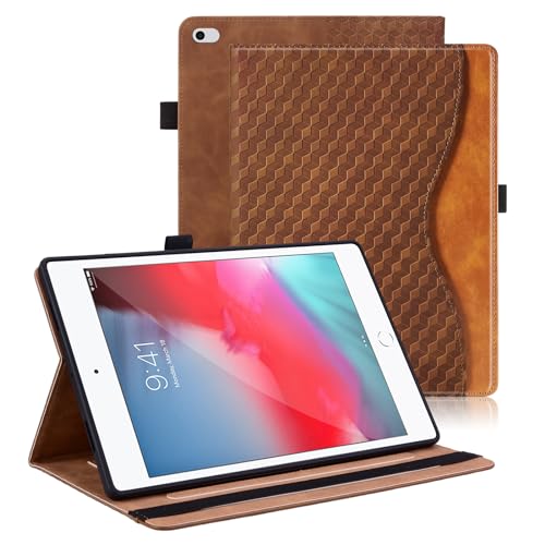 Vkooer Hülle für iPad Mini 5. 4. 3. 2. Generation - Mini 7.9 inch Schutzhülle PU Leder Folio Cover mit Auto Schlaf/Aufwach, iPad Mini 2019/2015 Tasche Case- Braun von Vkooer