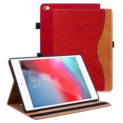 Vkooer Hülle für iPad mini 5. 4. 3. 2. Generation - Mini 7.9 inch Schutzhülle PU Leder Folio Cover mit Auto Schlaf/Aufwach, iPad mini 2019/2015 Tasche Case- Rot Vkooer Hülle für iPad mini 5. 4. 3. 2. Generation - Mini 7.9 inch Schutzhülle PU Leder Folio Cover mit Auto Schlaf/Aufwach, iPad mini 2019/2015 Tasche Case- Rot von Vkooer