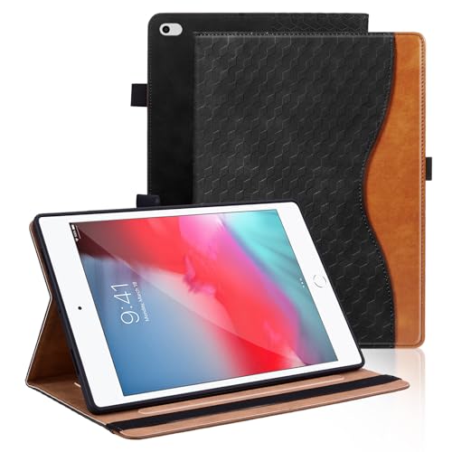 Vkooer Hülle für iPad Mini 5. 4. 3. 2. Generation - Mini 7.9 inch Schutzhülle PU Leder Folio Cover mit Auto Schlaf/Aufwach, iPad Mini 2019/2015 Tasche Case- Schwarz von Vkooer