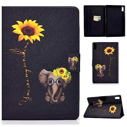 Vkooer Schutzhülle für Lenovo Tab P11 (2nd Gen) 11,5 Zoll TB-350 2022 Release Flip Folio Stand Case Cute Pattern Cover mit Kartenschlitz für Lenovo Tab P11 2nd Gen Tablet von Vkooer