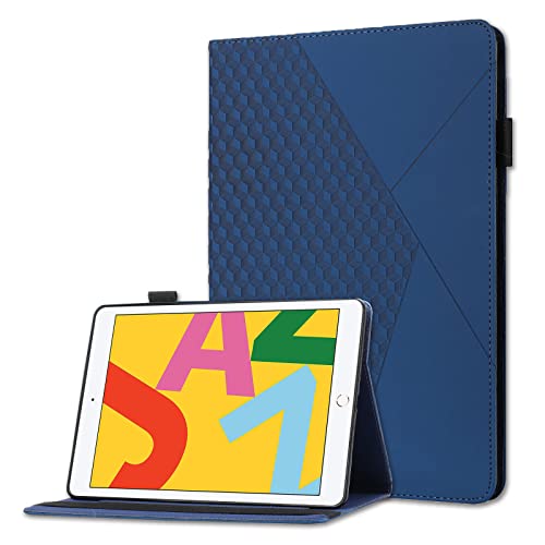 Vkooer iPad Mini 5. Generation Hülle 2019, 7,9'' iPad Mini 4/3/2/1 Schutzhülle Licht PU Leder Folio Flip Tasche Cover Case Würfel mit Auto Schlafen/Wachen Multi-Winkel Ständer, Dunkelblau von Vkooer