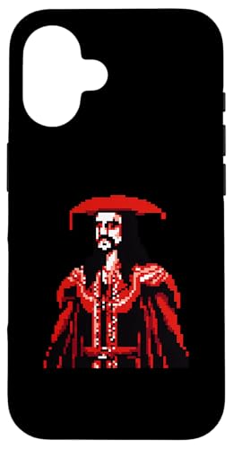 Vlad Der Pfähler 8 Bit Hülle für iPhone 16 von Vlad The Impaler Art Style Designs For Historians