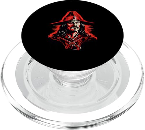 Vlad Der Pfähler 80er Jahre Retro PopSockets PopGrip für MagSafe von Vlad The Impaler Art Style Designs For Historians