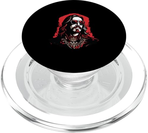 Vlad Der Pfähler mit Sonnenbrille PopSockets PopGrip für MagSafe von Vlad The Impaler Art Style Designs For Historians