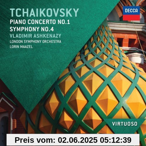 Klavierkonzert Nr. 1, Sinfonie Nr. 4 (Virtuoso) von Vladimir Ashkenazy