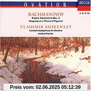 Rachmaninow: Klavierkonzert 2, Paganini-Rhapsodie von Vladimir Ashkenazy