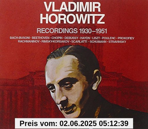 Sämtliche Hmv Aufnahmen 1930-51 von Vladimir Horowitz