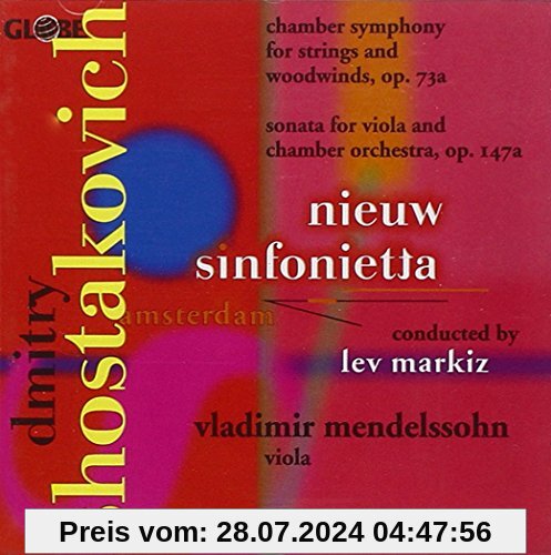 Kammersinfonie Op. 73 A / Sonate von Vladimir Mendelssohn