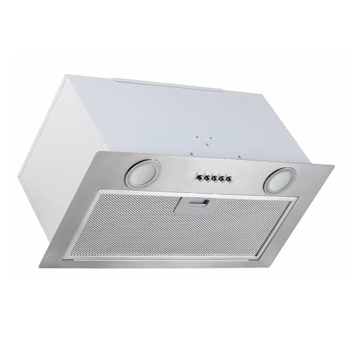Lüfterbaustein VLANO GT 52 IX Einbau-Dunstabzugshaube, Edelstahl, 52 cm, 650 m³/h, LED-Beleuchtung, 3 Leistungsstufen, Einbau Dunstabzugshaube, Einbauhaube Lüfterbaustein VLANO GT 52 IX Einbau-Dunstabzugshaube, Edelstahl, 52 cm, 650 m³/h, LED-Beleuchtung, 3 Leistungsstufen, Einbau Dunstabzugshaube, Einbauhaube von Vlano