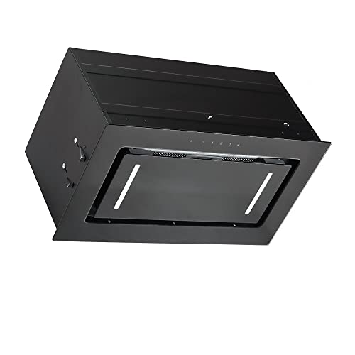 VLANO BREEZE Einbau-Dunstabzugshaube, 52 cm, 680 m³/h, Touch-Control, Fernbedienung, LED-Streifen, 4 Leistungsstufen, Schwarz, Lüfterbaustein, Unterbau-Dunstabzugshaube, Einbaudunstabzug VLANO BREEZE Einbau-Dunstabzugshaube, 52 cm, 680 m³/h, Touch-Control, Fernbedienung, LED-Streifen, 4 Leistungsstufen, Schwarz, Lüfterbaustein, Unterbau-Dunstabzugshaube, Einbaudunstabzug von Vlano