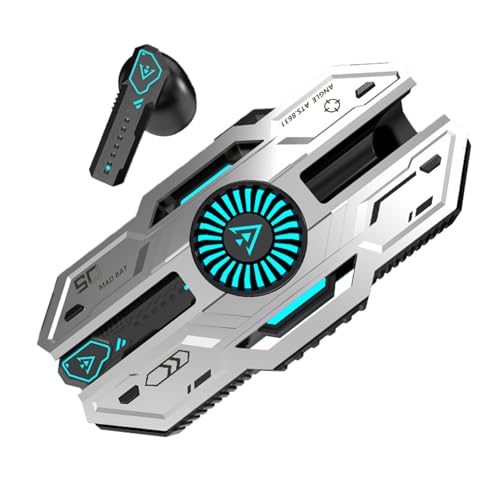 Vllold Kabellose Kopfhörer – Rauschunterdrückung, RGB-Licht, bequeme Ohrstöpsel, schweißfeste, tragbare Player für Büros, Workout, , Radfahren, Reisen, Studieren, Schlafen Vllold Kabellose Kopfhörer – Rauschunterdrückung, RGB-Licht, bequeme Ohrstöpsel, schweißfeste, tragbare Player für Büros, Workout, , Radfahren, Reisen, Studieren, Schlafen von Vllold