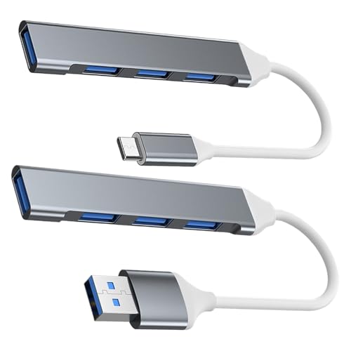 Multi-Port-Expander, USB-Hub für Laptop, ultradünner USB-Hub, Adapter, Mehrzweck-Expander für Desktop-Laptop, Drucker, Ventilator, Schreibtischlampe Multi-Port-Expander, USB-Hub für Laptop, ultradünner USB-Hub, Adapter, Mehrzweck-Expander für Desktop-Laptop, Drucker, Ventilator, Schreibtischlampe von Vmiorzq