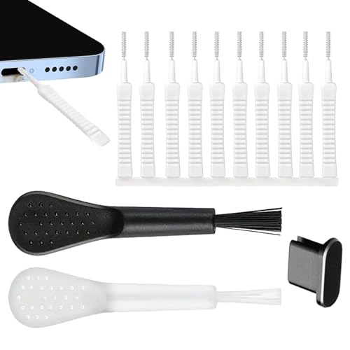 Reinigungsbürste Für Den Ladeanschluss des Telefons, Bürstenset Für Den Telefonanschluss, Reinigungsbürsten Für Kopfhörer, Kleine Reinigungswerkzeuge Mit Griff Staubschutzstecker Reinigungsbürste Für Den Ladeanschluss des Telefons, Bürstenset Für Den Telefonanschluss, Reinigungsbürsten Für Kopfhörer, Kleine Reinigungswerkzeuge Mit Griff Staubschutzstecker von Vmiorzq