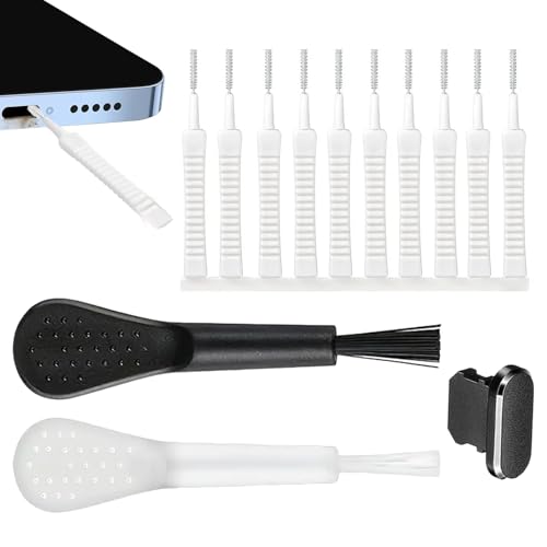 Reinigungsbürste Für Den Ladeanschluss des Telefons, Bürstenset Für Den Telefonanschluss, Reinigungsbürsten Für Kopfhörer, Kleine Reinigungswerkzeuge Mit Griff Staubschutzstecker Reinigungsbürste Für Den Ladeanschluss des Telefons, Bürstenset Für Den Telefonanschluss, Reinigungsbürsten Für Kopfhörer, Kleine Reinigungswerkzeuge Mit Griff Staubschutzstecker von Vmiorzq