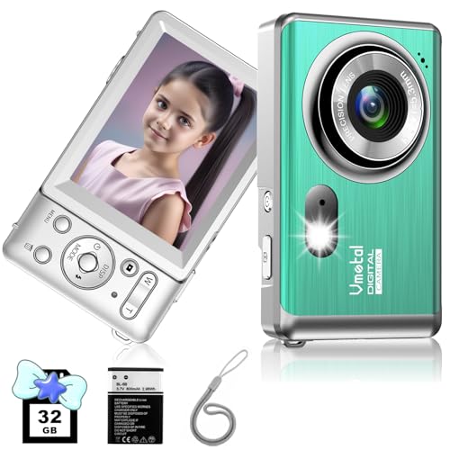 4K Kompakt-Digitalkamera mit SD-Karte, 48 MP Foto/4K-Video 30 FPS/7,1 cm HD-Bildschirm/18-facher Zoom, Kamera-Anfänger für Kinder/Jugendliche/Studenten/Jugendliche 4K Kompakt-Digitalkamera mit SD-Karte, 48 MP Foto/4K-Video 30 FPS/7,1 cm HD-Bildschirm/18-facher Zoom, Kamera-Anfänger für Kinder/Jugendliche/Studenten/Jugendliche von Vmotal