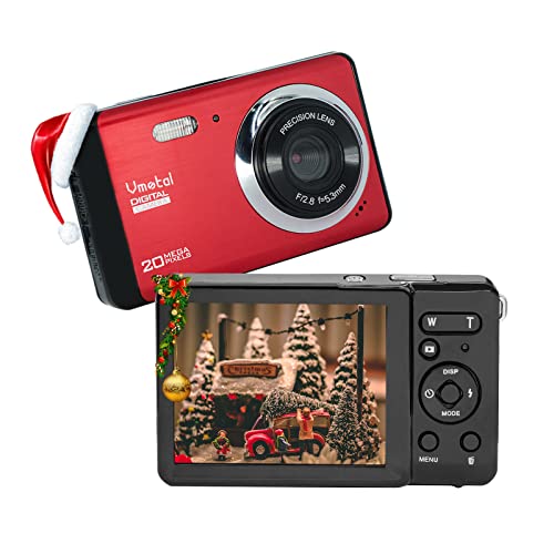 Vmotal 80X2 Digitalkamera / 8X Digitalzoom / 20 MP / 1080P FHD / 2,8" TFT-LCD-Bildschirm Einfache Kamera für Kinder/Jugendliche/Anfänger/Ältere Menschen von Vmotal