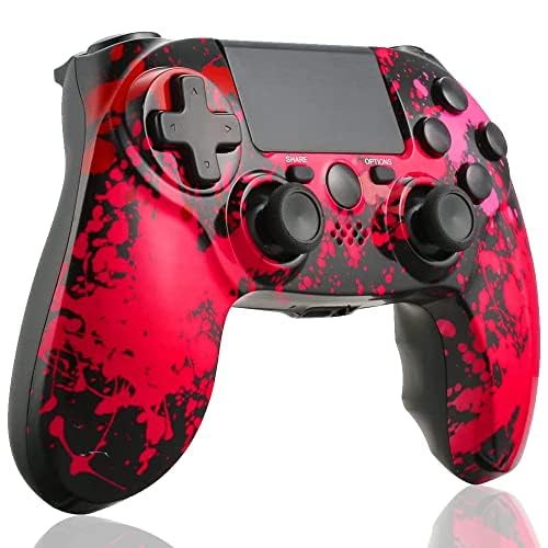 Vniqloo Wireless Controller kompatibel mit PS4, Gampad Joystick kompatibel mit PS4/SLIM/PRO/PC Remote mit 6 Achsen Sensor, Doppelvibration, Touchpad Vniqloo Wireless Controller kompatibel mit PS4, Gampad Joystick kompatibel mit PS4/SLIM/PRO/PC Remote mit 6 Achsen Sensor, Doppelvibration, Touchpad von Vniqloo