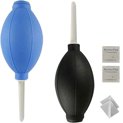 Voarge 2 Stück Weicher Gummi-Luftgebläse,Blasebalg Dust Blower, Saubere Gebläse für Objektiv, Kamera, Sensor, Tastatur, Optik Reinigung Empfindlicher Oberflächen von Voarge