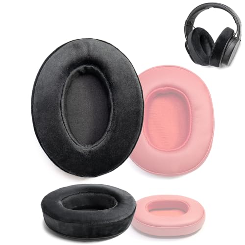 Super große Ohrpolster Extra Dickes Schaumkissen Kompatibel mit Skullcandy Crusher Evo Hesh 3 Kopfhörer Bequemes Tragen Erfahrung Abdeckung Volle riesige Ohren Bass Booster (Samt Ohrpolster) von Voarmaks