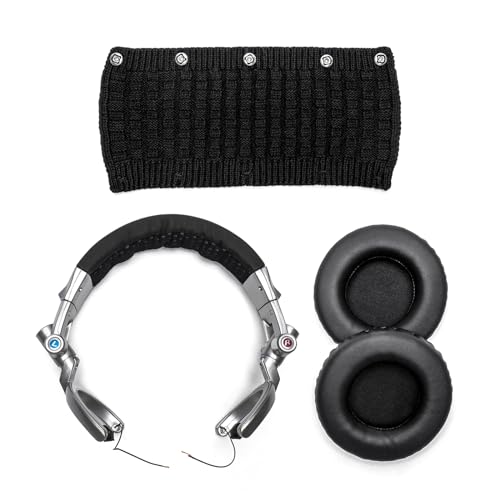 Voarmaks DIY Reparatur Teil Stirnband Kissen Haken Kompatibel mit Denon HP1000 HP1100 Over-Ear DJ Kopfhörer Reine Wolle Ersatz Kopfband Ohrpolster von Voarmaks