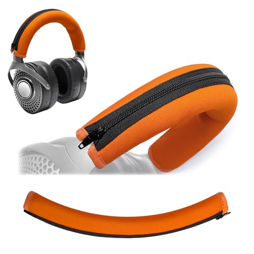 Voarmaks Ersatz-Kopfband-Abdeckung, kompatibel mit Focal Bathys, Azurys, Lensys, Hadenys Kopfhörern, Orange von Voarmaks