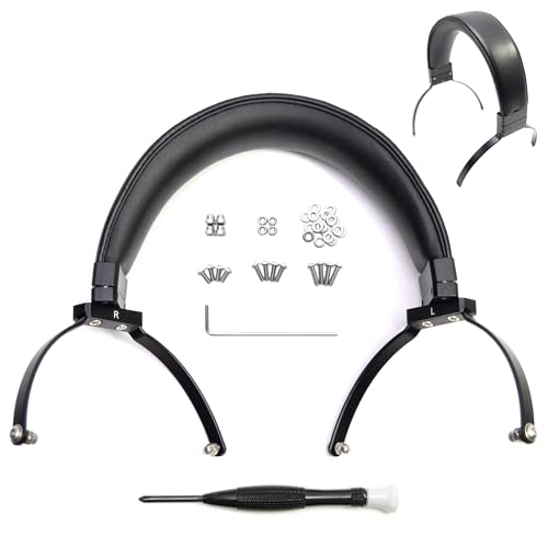 Voarmaks Kopfband aus echtem Leder, Vollmetall, kompatibel mit Sennheiser HD650, HD660 S, HD600, HD6XX, HD58X, HD580, HD565, HD545, HD535 Kopfhörer-Ersatzkopfbügel-Headset Voarmaks Kopfband aus echtem Leder, Vollmetall, kompatibel mit Sennheiser HD650, HD660 S, HD600, HD6XX, HD58X, HD580, HD565, HD545, HD535 Kopfhörer-Ersatzkopfbügel-Headset von Voarmaks