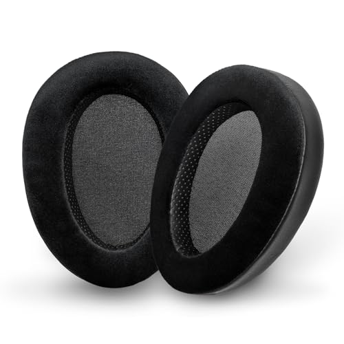Voarmaks Memory Foam Cushion Ear Pads Kompatibel mit Hifiman Arya Ananda Edition XS X HE1000se HE1000 V2 Jade II Kopfhörer Ersatz Ohrpolster (Elite Velour Hybrid) von Voarmaks