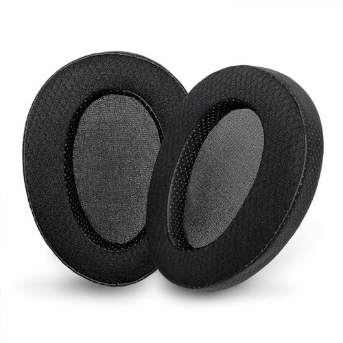 Voarmaks Ohrpolster aus Memory-Schaum für Hifiman Arya Ananda Edition XS X HE1000se HE1000 V2 Jade II Kopfhörer-Ersatz-Ohrpolster (Polyester-Fenster) von Voarmaks