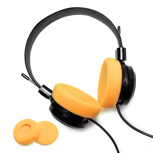 Voarmaks Ohrpolster aus Schaumstoff, kompatibel mit Sennheiser HD414 Grado SR60 SR60i SR80 SR80i SR80e SR125 SR225 SR325 SR SRI RS Serie PS1000 GS1000 Kopfhörer (Orange) von Voarmaks